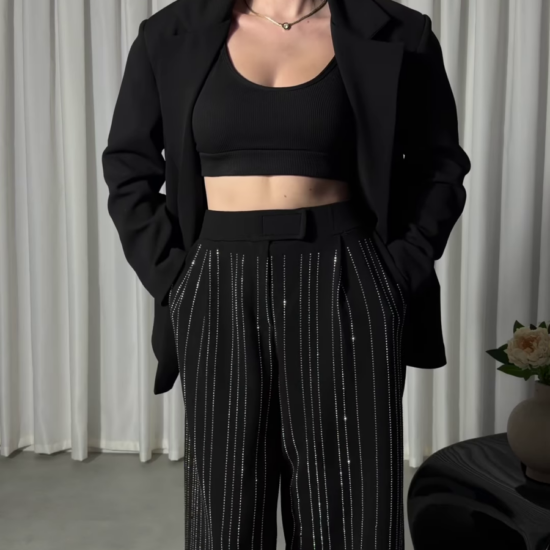 Adaah Embellished Trousers