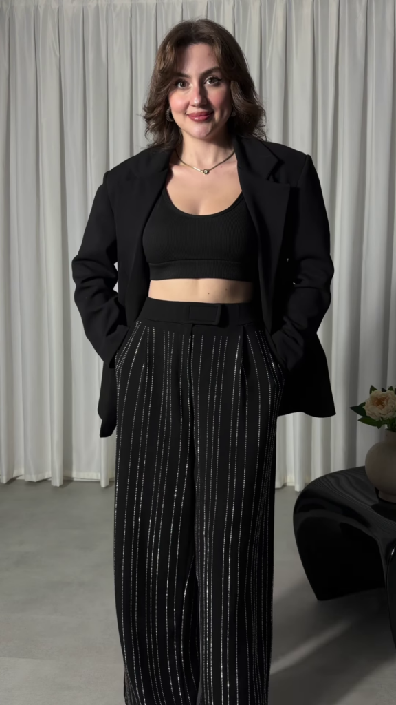 Adaah Embellished Trousers details